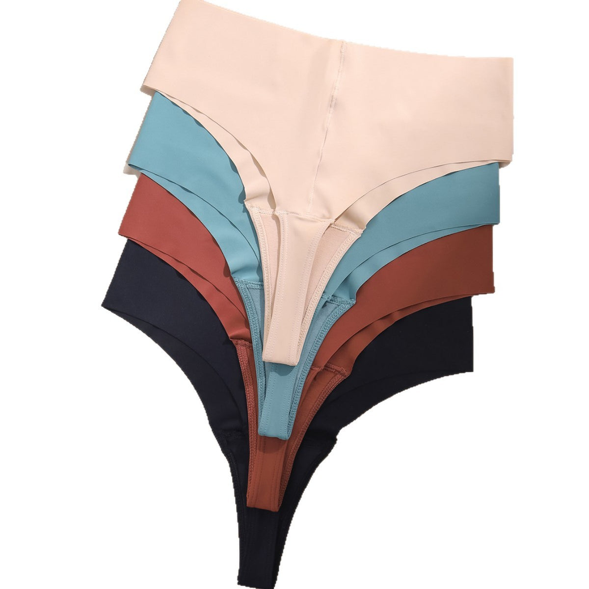 High-Waisted Breathable Thong