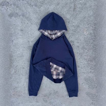 Plaid reversible t-shirt