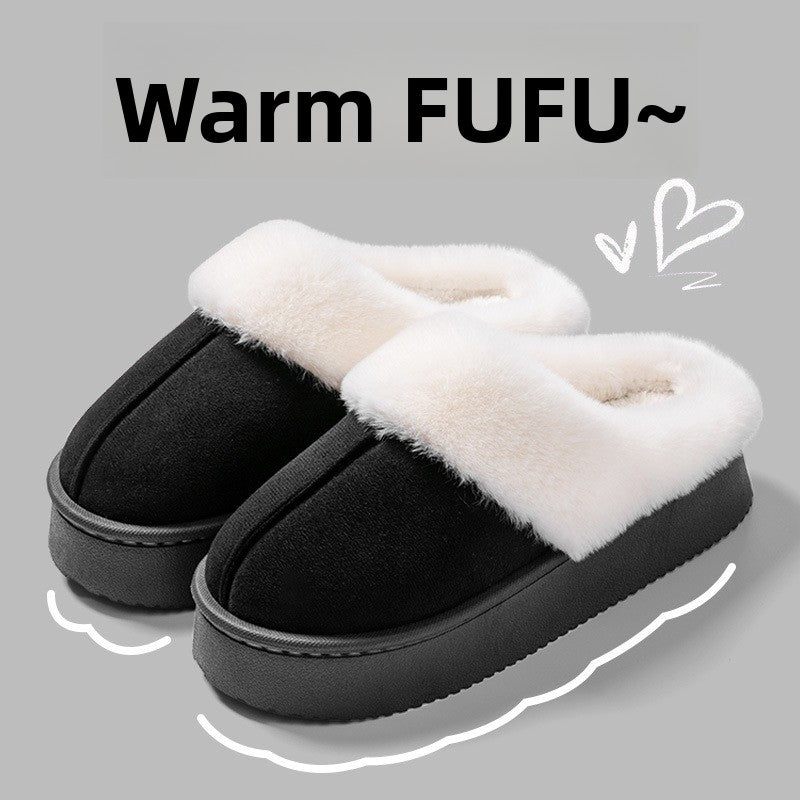 Cloud-like cotton slippers