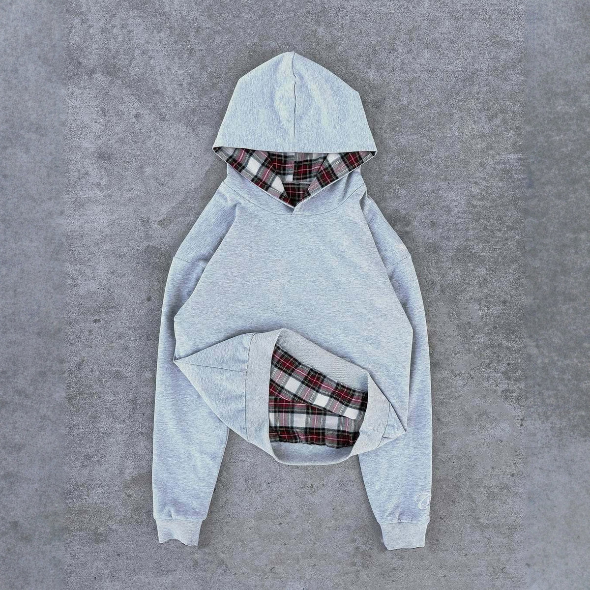 Plaid reversible t-shirt