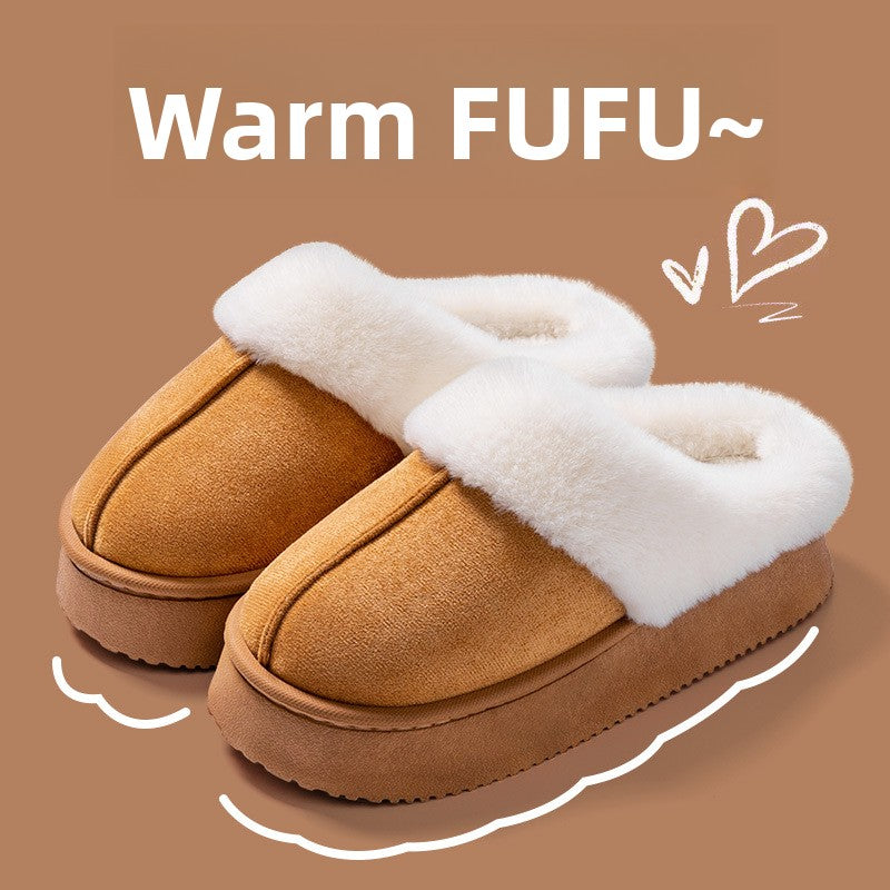 Cloud-like cotton slippers