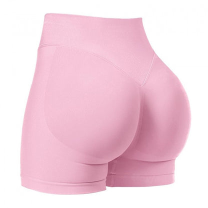 Women's Seamless High-Waist Yoga Fitness Shorts