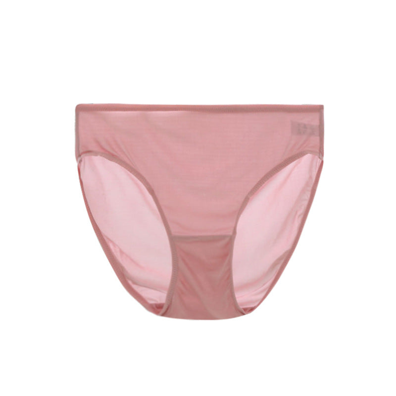 Seamless Low Waist Mulberry Silk Briefs