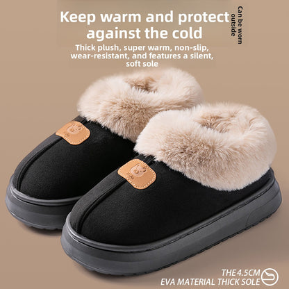Cloud-like cotton slippers