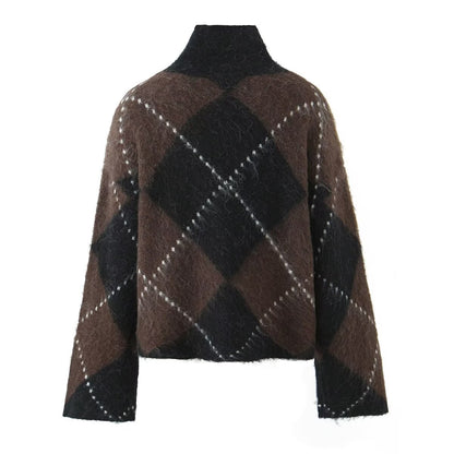 Knitted sweater skirt