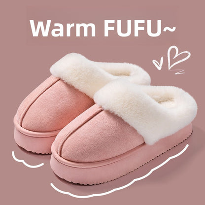 Cloud-like cotton slippers