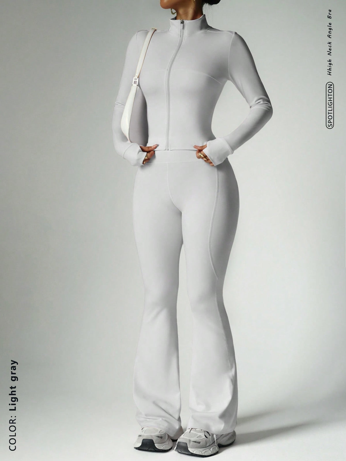 sleeveless zipper yoga set