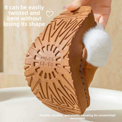 Cloud-like cotton slippers
