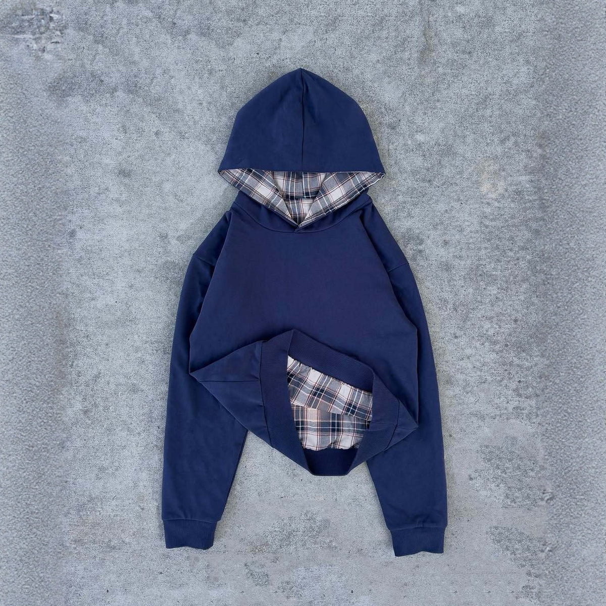 Plaid reversible t-shirt