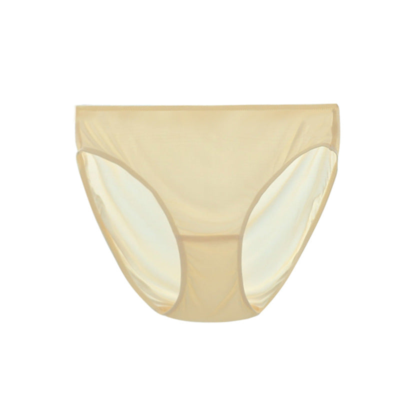 Seamless Low Waist Mulberry Silk Briefs