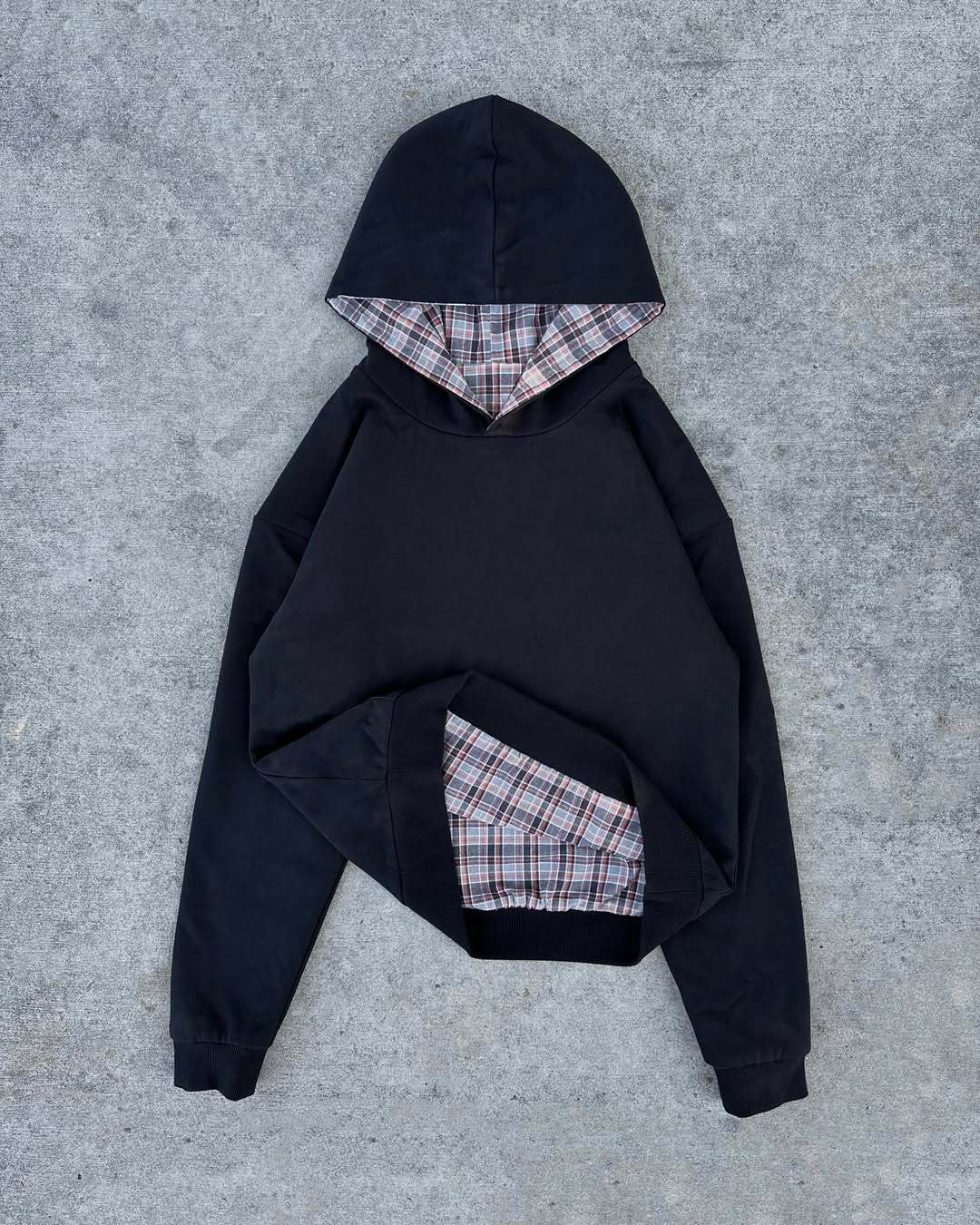 Plaid reversible t-shirt