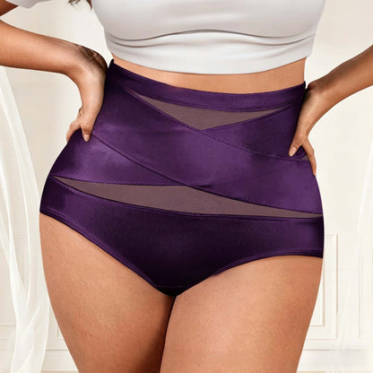 High-Waisted Shaping Briefs with Cross-Tie Tummy Control
