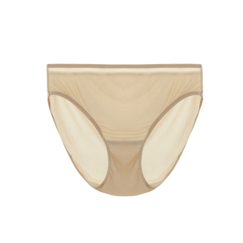 Seamless Low Waist Mulberry Silk Briefs