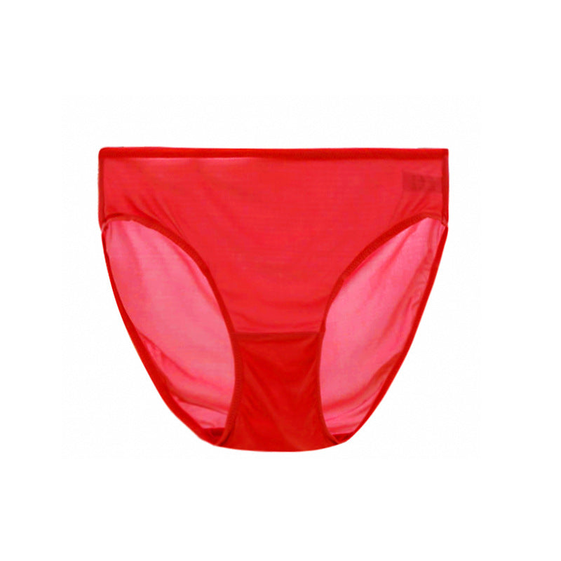 Seamless Low Waist Mulberry Silk Briefs