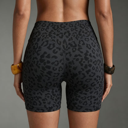 Women's Seamless High-Waist Yoga Fitness Shorts