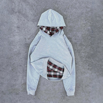 Plaid reversible t-shirt