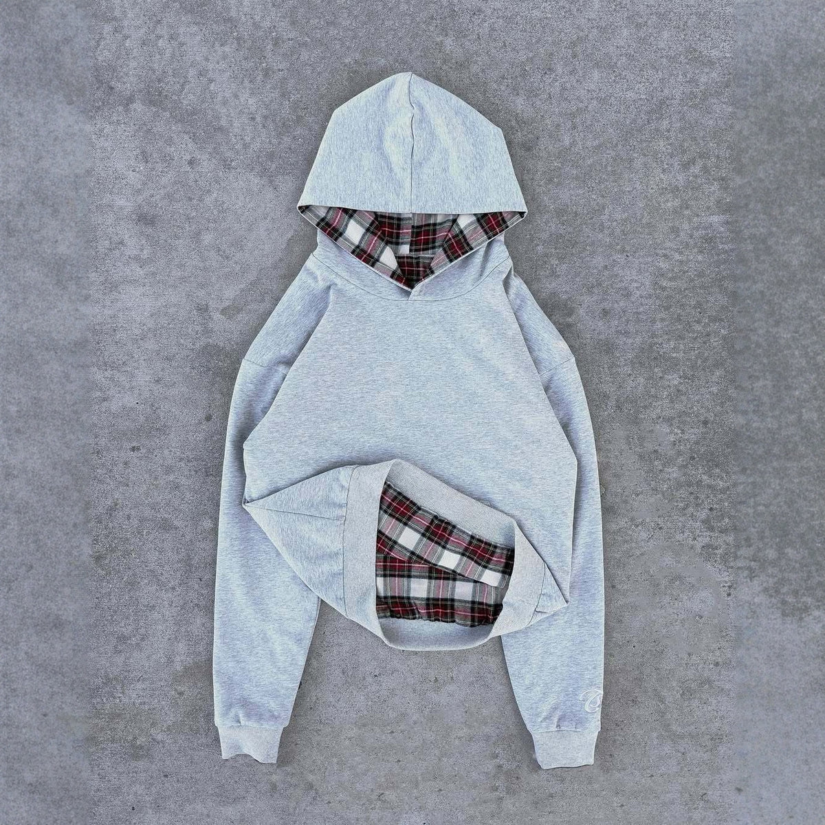Plaid reversible t-shirt
