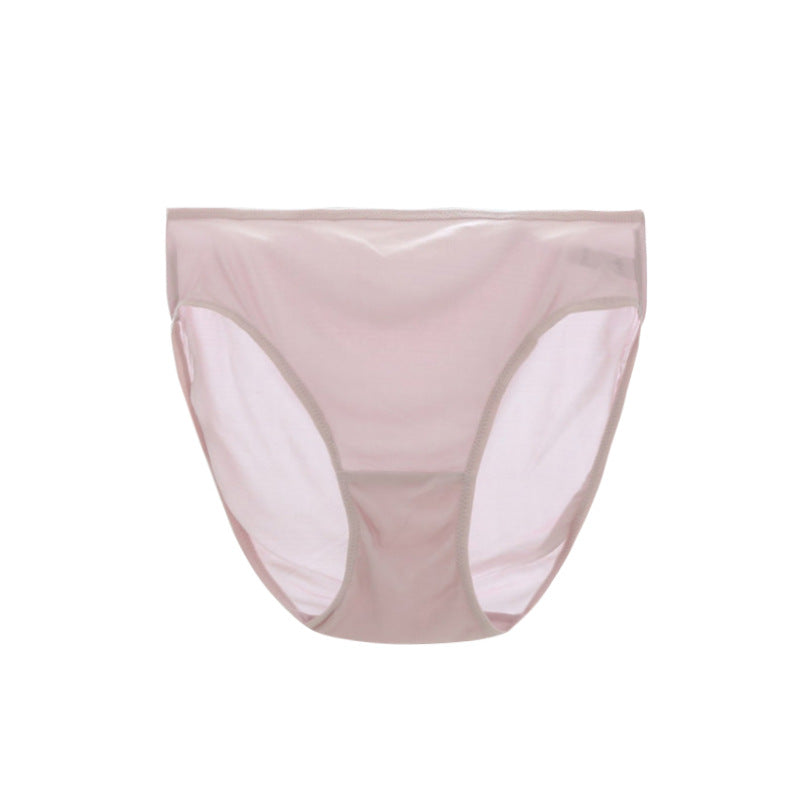 Seamless Low Waist Mulberry Silk Briefs