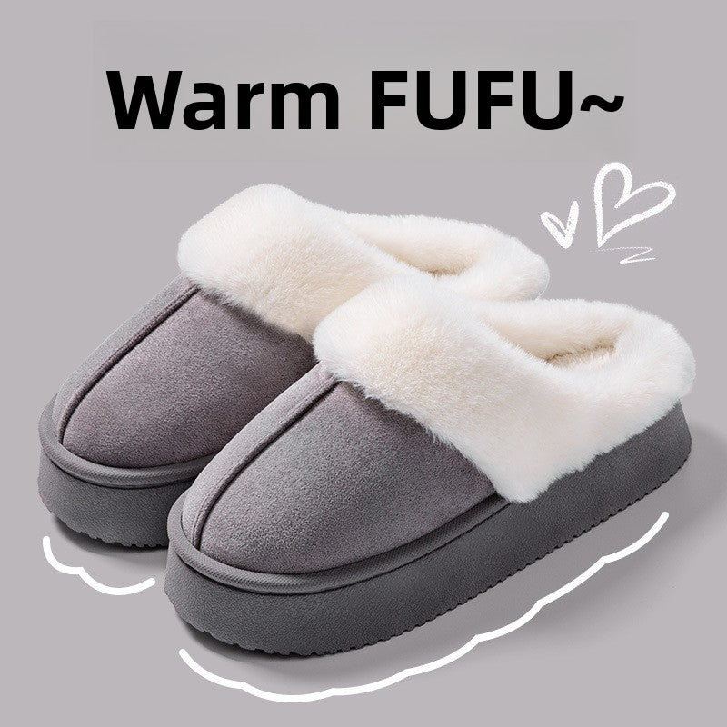 Cloud-like cotton slippers