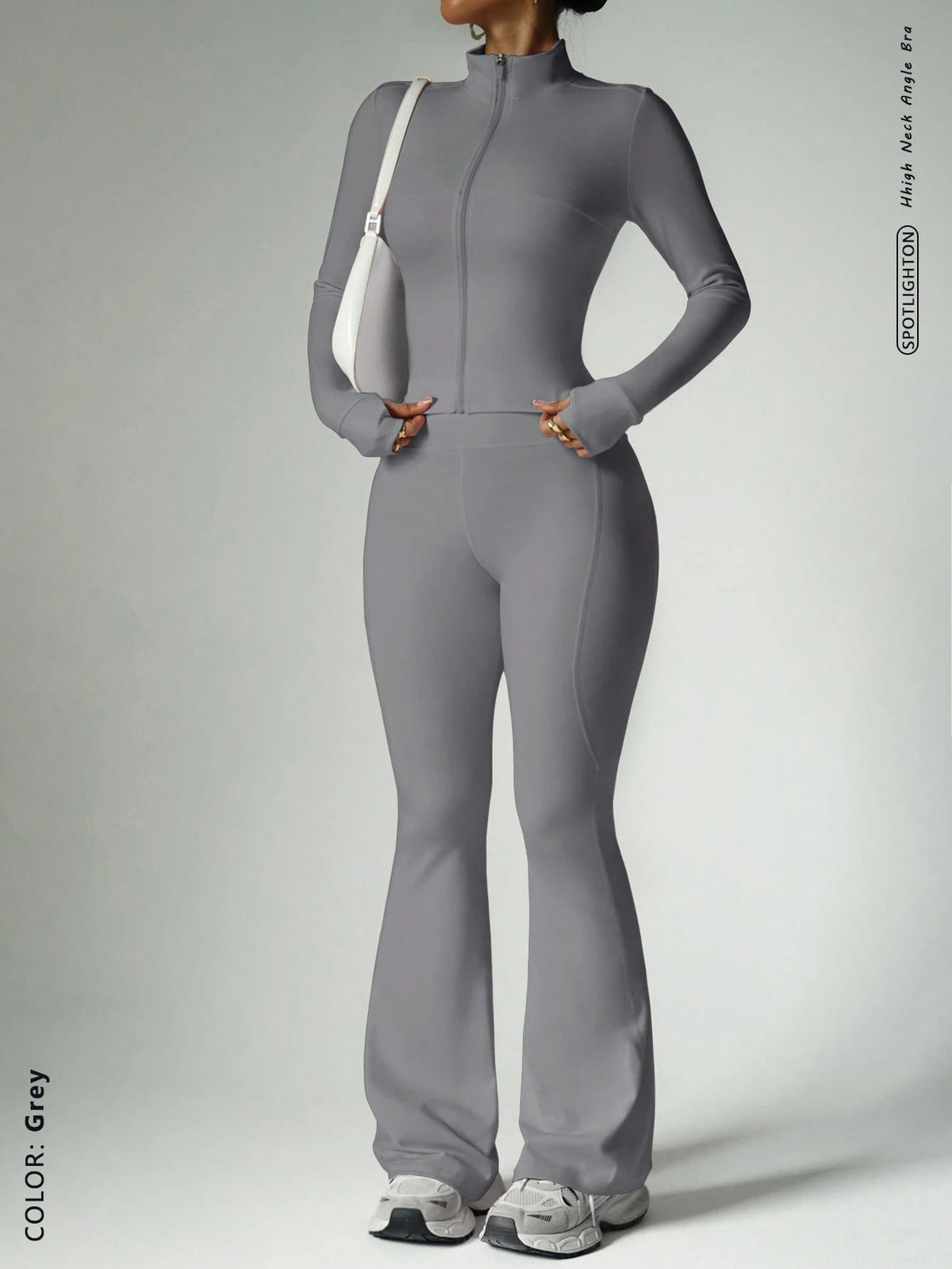 sleeveless zipper yoga set